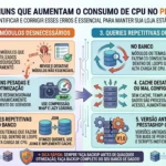 Erros comuns no PrestaShop que causam alto consumo de CPU