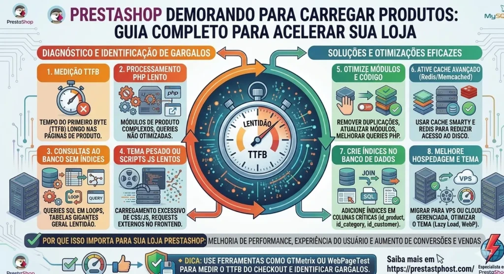 Como acelerar páginas de produtos no PrestaShop