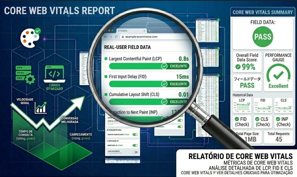 PrestaShop Lento: Como resolver e deixar sua loja rápida de verdade 5 core web vitals prestashop desempenho