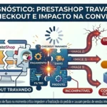 Problemas de lentidão e travamento no checkout do PrestaShop: impacto na conversão.