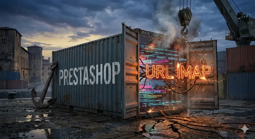 URL IMAP PrestaShop: Como Configurar E-mails Corretamente 1 Erro de configuração da URL IMAP no PrestaShop causando falha na sincronização de e-mails e problemas no atendimento da loja