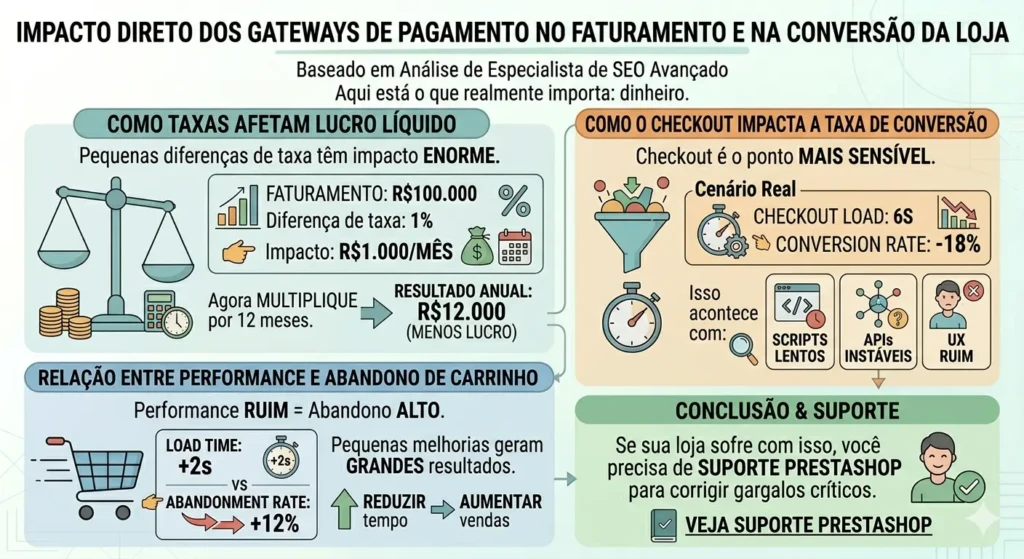 Guia de implementação de métodos de pagamento brasileiros no PrestaShop: PIX, Boleto e regras de parcelamento.